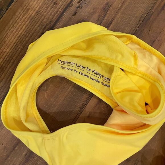 NEW Jones New York Tankini Yellow Two Piece Swimsuit Size S - Picture 11 of 12